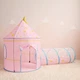 Дитячий ігровий комплекс Garden PlayTent-3in1 намет з тунелем та басейном для кульок Рожевий - зображення 8