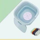 Портативная складная стиральная машинка с отжимом UTM Underclothes 0901-8 литров Зеленая - изображение 4