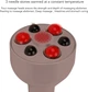 Ручной массажер для живота и тела Roller KNEADING 18W с имитацией человеческого разминания Бежевый - изображение 6