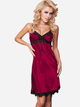 Еротичний пеньюар DKaren Plus Size Slip Viola 9XL Crimson (5903251420519) - зображення 1