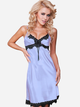 Еротичний пеньюар DKaren Plus Size Slip Viola 3XL Light Blue (5903251419957) - зображення 1