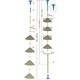 Кутова полиця для ванної кімнати Етажерка у ванну кімнату Multi Corner Shelf GY-188 33 × 21.5 см 4 полиці - зображення 4