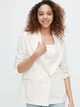 Пиджак удлиненный женский Uniqlo 959513209 XS Белый (1159790206) - изображение 1