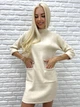 Жіноче тепле плаття Fashion ангорове 46/48 бежевий - зображення 2