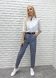 Класичні жіночі укорочені брюки Fashion 42 сірий - зображення 1