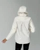 Женская демисезонная куртка 2XL р. TOWMY молочная арт. 6013 - изображение 3