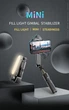 Стедікам стабілізатор Gimbal L09 з LED лампою та Bluetooth кнопкою для телефону | Монопод-штатив | Трипод 770577 - зображення 2