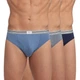 D09B8-труси*3-DIM чоловічий-bleu j/gris s/bleu d-6 - зображення 2