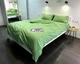 Постельное белье LARA бязь-страйп Light Green d11267d двуспальное - изображение 4