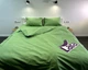 Постельное белье LARA бязь-страйп Light Green d11267d двуспальное - изображение 5