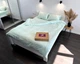 Постільна білизна LARA сатин-страйп LUX light green d13179е євро - зображення 3
