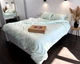 Постільна білизна LARA сатин-страйп LUX light green d13179е євро - зображення 4