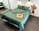 Постельное белье LARA сатин-страйп LUX green d13183s семейное - изображение 4