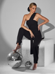 Комбінезон жіночий Makover Jumpsuit K150 XL Black (5903887693837) - зображення 4