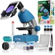 Мікроскоп Bresser Junior 40x-640x Blue з набором для дослідів та адаптером для смартфона (8851300WXH000) - изображение 1