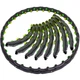 Обруч массажный для похудения DOUBLE GRACE MAGNETIC массажный гимнастический разборный хулахуп для фитнеса и аэробики с массажными шариками 1,35 кг - изображение 3