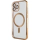 Чехол Fibra Chrome with MagSafe + защита камеры для Apple iPhone 13 Pro Max (6.7") Gold - изображение 1