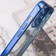 Чехол хромовый Fibra Chrome with MagSafe с закрытой камерой для Apple iPhone 13 Pro Max Blue - изображение 5