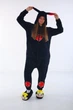 Кигуруми Пижама для девочек Kigurumi Косплей Аниме Наруто Акацуки Akatsuki Cosplay Черный М 155-165 см. (1107/2) - изображение 1