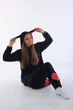 Кигуруми Пижама для девочек Kigurumi Косплей Аниме Наруто Акацуки Akatsuki Cosplay Черный М 155-165 см. (1107/2) - изображение 2
