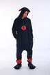 Пижама кигуруми для Мужчин Kigurumi Косплей Аниме Наруто Акацуки Akatsuki Cosplay Черный М 155-165 см. (1107) - изображение 2