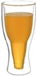 Стакан пивной "Beer Bottle" 350мл с двойными стенками, стеклянная термокружка - изображение 1