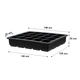 Силиконовая форма для льда CUMENSS AI-820 Cube 20 Black - изображение 3