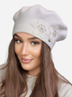 Beret damski Kamea K.22.037.03 One Size Beżowy (5903246758795) - obraz 1