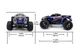 Машинка на радиоуправлении Remo Hobby SMax 1631 Monster Truck 1/16 4WD Brushed Blue - изображение 2