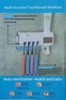 Стерилизатор для зубных щеток на 4 секции с дозатором Multi-function Toothbrush Sterilizer Белый RZS-311-White - изображение 9