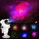 Лазерный ночник-проектор галактики AToys Astronaut‌ астронавт на подставке, 8 проекций + Пульт ДУ - изображение 10