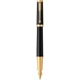 Ручка перова Parker INGENUITY Black Lacquer GT FP F 60011 - зображення 1