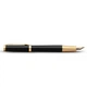 Ручка перова Parker INGENUITY Black Lacquer GT FP F 60011 - зображення 4
