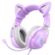 Навушники ONIKUMA Gaming CAT with LED X11 Purple - изображение 1