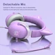 Навушники ONIKUMA Gaming CAT with LED X11 Purple - изображение 5