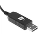 Кабель для роутера от повербанка с преобразователем на 12V, DC 2.1x5.5mm, USB 5V->12V, 1м - изображение 2