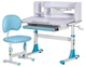 Комплект парта детская и растущее кресло Evo-kids BD-22 BL Голубой - изображение 2
