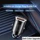 Автомобільний зарядний пристрій Remax RCC110 Tanya Series USB+Type-C PD+QC FC 30W Gray - зображення 3