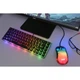 Клавіатура 2E Gaming KG345 RGB 68key USB UA Transparent (2E-KG345TR) - изображение 3