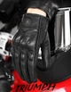 Мото перчатки кожаные Motowolf Черные L - изображение 2
