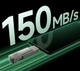 Флешка Металлическая Movespeed U1 Pro 2 в 1 USB 3.0 + OTG Type-C USB3.1 64Гб Black - изображение 3
