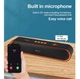 Портативна колонка ретро Kisonli LED915 Bluetooth 1200mAh 10Вт Black - зображення 4