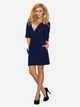 Szlafrok DKaren Erika S Navy Blue (5901780686871) - obraz 1