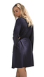 Szlafrok DKaren Fibi XL Navy Blue (5903251370111) - obraz 4