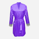 Szlafrok DKaren Gina XS Violet (5902686591054) - obraz 1