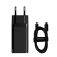 Зарядний пристрій Baseus 65W GaN2 Pro (CCGAN2P-B01) + кабель 100W USB Type C чорні - зображення 1