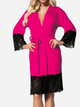 Szlafrok DKaren Jasmin XS Pink (5902686566489) - obraz 2