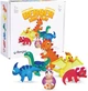 Zestaw masy plastycznej BERGER Kids Clay DINOZAURY 18 pojemniczkow 270 g (8596165040323) - obraz 2