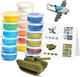 Набір пластиліну BERGER Kids Clay Army 18 баночок 270 г (8596165040316) - зображення 3