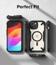 Чехол Ringke Fusion X Magnetic для iPhone 15 Plus Matte Black (FXMGM734E55) - изображение 2
